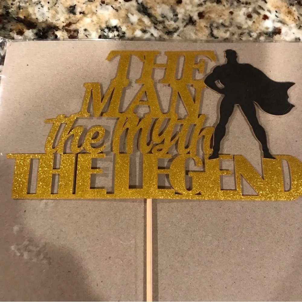 🎂The Legend Cake Topper